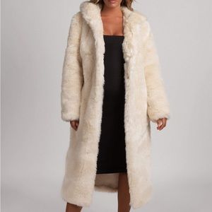 Meshki Tamara Faux Fur Coat